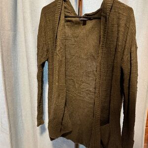American Eagle Outfitters Olive Cardigan